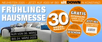 Fruehlings Hausmesse - Bis zu 30% Messerabatt